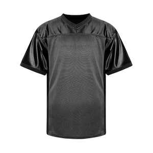 Design personnalisé maille maillot de football Gym T-shirt surdimensionné pour hommes uniforme de football américain, maillot de football américain - Product Image 1