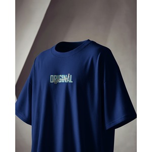 เสื้อยืดคอตตอนแท้ 100% แบรนด์ Original Asli ทรงหลวมไหล่ตก ลายเรียบ ดีไซน์โอเวอร์ไซส์ ผ้าเจอร์ซีย์ น้ำหนัก 240 กรัม พิมพ์ลายด้วยเทคนิคซิลค์สกรีน - Product Image 1