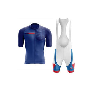 Ensemble de maillot de cyclisme pour homme, séchage rapide, sublimation, uniforme VTT avec design spécial, haut à manches courtes pour le vélo de montagne, vêtements de vélo - Product Image 3