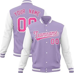 Construye tu marca con nuestras chaquetas universitarias Selección de tela de colocación de parches personalizados y opciones de precio al por mayor a granel - Product Image 4