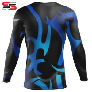 เสื้อรัดกล้ามแขนยาวป้องกันรังสียูวีสำหรับ MMA BJJ คิกบ็อกซิ่ง ระบายอากาศ แห้งเร็ว พร้อมโลโก้สั่งทำ - Product Image 6