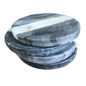 Meilleure vente sous-verres en marbre quantité en vrac nouvelle collection pour chambres d'hôtel restaurants bureaux fabriqués en Inde tapis et tampons - Product Image 1