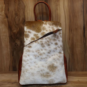 Bolso de Pecho de Cuero Genuino de Vaca, Bandolera Unisex, Estilo Vintage, para Viaje, con Cierre de Cremallera, Modelo LHCB-0005 - Product Image 4