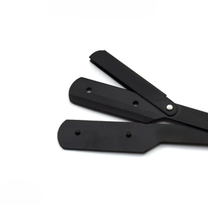 Rasoir pour hommes de qualité industrielle Rasoir de barbier à bord droit pour rasage manuel de la barbe Cadeau de shavette remplaçable en acier inoxydable pour - Product Image 4