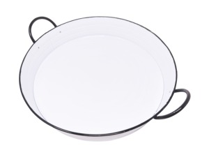 Plateau en métal au design moderne conçu pour servir des collations sèches ou comme accent décoratif dans le salon ou la salle à manger - Product Image 4