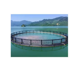 Hdpe鱼笼高品质耐用水产养殖和海鲜养殖场浮动圆笼定制尺寸越南制造商