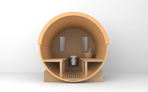 Salles de sauna électriques en bois massif pour 2 personnes - Product Image 3