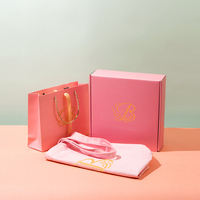 Scatola di spedizione a conchiglia regalo pieghevole in cartone pieghevole con Logo stampato personalizzato per abbigliamento