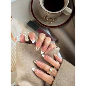 Faux ongles souples Halo à presser, en ABS, pour doigts, design élégant - Product Image 2