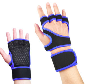 Vente chaude anti-dérapant gants d'haltérophilie pour hommes femmes taille personnalisée en cuir Fitness entraînement Gym exercice gants musculation - Product Image 4