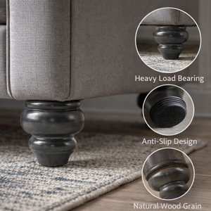 Patas de Sofá de Madera Maciza Torneada Personalizadas, Diseño Tradicional de Primera Calidad para Sala de Estar, Sofá, Silla, Cama, Gabinete, Directo de Fábrica - Product Image 2