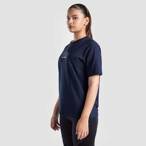 Camiseta Deportiva GA Unstoppable Navy, Transpirable, Ligera, de Spandex, con Diseño Moderno Estampado para Shorts de Entrenamiento - Product Image 3