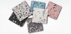 Carreaux carrés en terrazzo de Bali antibactériens modernes de haute qualité, finition polie, pour solutions de design graphique intérieur et extérieur - Product Image 6