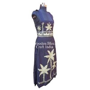 ผ้าซูซานีปักมือ งานแฮนด์เมดสำหรับผู้หญิงและเด็กผู้หญิง สไตล์วินเทจ โบโฮ ลายดอกไม้ ความยาวระดับชา ทรงเอไลน์ เป็นมิตรกับสิ่งแวดล้อม ผ้าฝ้าย 100% ซักได้ สวยสง่า - Product Image 4