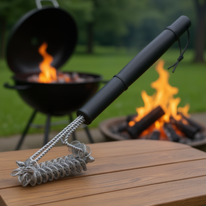 Brosse à barbecue Nero YL7900530 Inox 38cm noire, outils de barbecue - Product Image 3