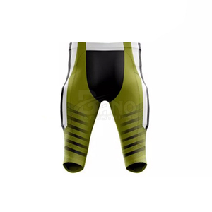 Uniforme de fútbol americano de alta calidad de talla grande cómodo transpirable de secado rápido logotipo personalizado 100% conjuntos de tela de poliéster - Product Image 4