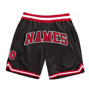 Industrie Direct Engro Sportswear ComfortableCustom Black Black-White Authentic Throwback Basketball Shorts - Product Image 4