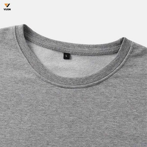 Sudadera de manga larga con cuello redondo de felpa francesa de alta calidad para hombre con impresión digital de logotipo personalizado para invierno - Product Image 3