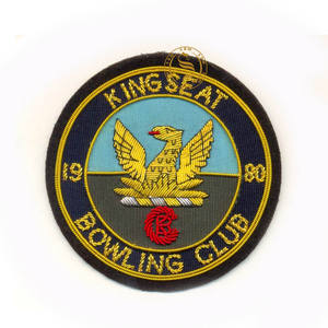 Insignia de sombrero británico bordada a mano con insignia de sombrero de lingotes y alambre - Product Image 2