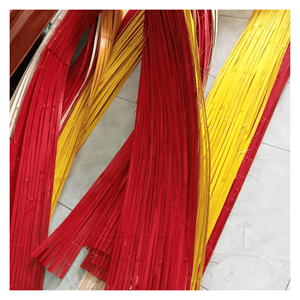 Colorful Bamboo <b>Strips</b> Bamboo dyed weaving <b>strips</b> for DIY craft kits décor making and handmade accessories Vietnam made - Product Image 4