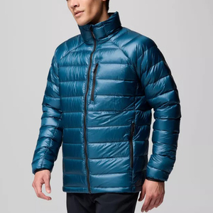 Veste d'extérieur d'hiver chaude de haute qualité Veste légère à bulles Manteau classique personnalisé avec fermeture éclair Veste bouffante pour hommes - Product Image 2