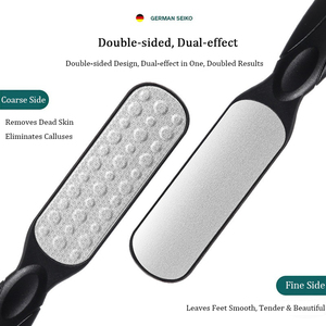 Lime à pieds en pierre ponce double face, éliminateur de callosités multidirectionnel, manche long, professionnel, durable, utilisation à sec ou humide - Product Image 5