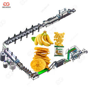 Máquina para Hacer Chips de Plátano a Pequeña Escala con Freidora, Línea Completa para la Producción de Chips de Plátano y Papas Fritas - Product Image 1