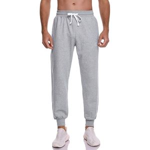 Pantalon de jogging décontracté évasé pour homme, personnalisé, de haute qualité, respirant, taille élastique, 100 % coton, léger, délavé à la pierre - Product Image 4