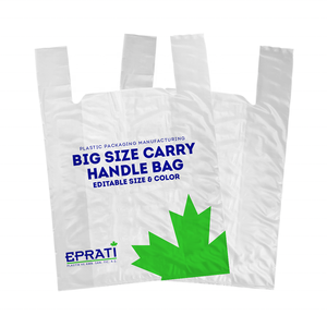 Bolsas de Plástico HDPE Ecológicas Tipo Camiseta, Bolsas de Compras de Alta Calidad para Negocios - Product Image 3