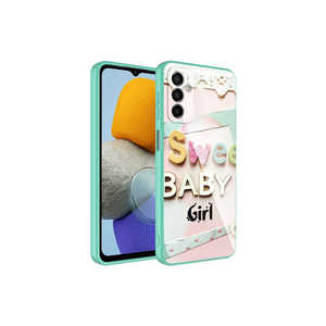 Pour Samsung pour Galaxy M23 Coque de téléphone en silicone dur à motifs avec protection de l'appareil photo, coque de téléphone en époxy NO5 Armor 14 Plus Plus XR - Product Image 1