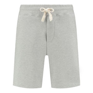 กางเกงขาสั้นลำลองสำหรับออกกำลังกายผู้หญิง ผ้าลินิน/คอตตอนผสม ระบายอากาศได้ดี สีเทา น้ำหนักมาก ขายดีที่สุดปี 2026 - Product Image 1