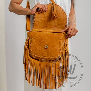 LW Lightweight High Quality Dress Style <b>Shoulder</b> Bag Medium Cross Body with Tassel Zipper Pocket Adjustable <b>Strap</b> for Ladies - Product Image 4