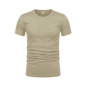 Camisetas de algodón 100% personalizadas Camiseta de color sólido transpirable de secado rápido ligera de alta calidad OEM ODM Fabricado en fábrica - Product Image 3