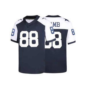 เสื้อฟุตบอลอเมริกันพรีเมียม ผ้าตาข่ายทนทาน ระบายอากาศได้ดี ดีไซน์แบบเสื้อฟุตบอลอเมริกันแท้ - Product Image 1