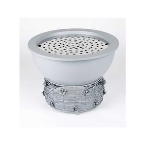 Fantástico diseño Fire Pit Acero inoxidable y hierro gris Powder Coated Fire Pit con soporte de hierro de la India - Product Image 1