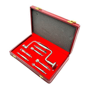 Ensemble de forets chirurgicaux Hudson Brace 7 pièces Instruments médicaux réutilisables pour les hôpitaux Ensemble d'instruments de précision Hudson Brace Drill - Product Image 1