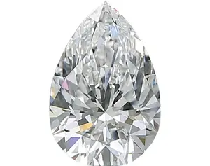 4.04 CT F Color VVS2 Pear Shape Lab Grown Diamond IGI Certified HPHT CVD Diamonds for Customized Diamond Jewelry manufacturer