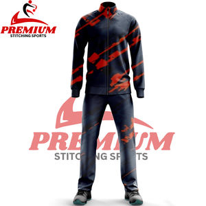 Survêtement personnalisé pour homme, nouveau, en molleton 100% polyester, vêtements de sport, ensemble de jogging, survêtement avec marquage personnalisé - Product Image 3