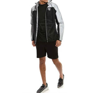 Conjunto de Pantalones Cortos Cortavientos Ligeros para Hombre, con Capucha, Casuales, Sólidos, para Entrenamiento, Resistentes al Viento, de Secado Rápido y Ecológicos - Product Image 2