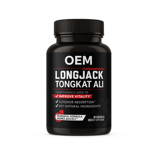 Longjack Tongkat Ali แคปซูลสำหรับสุขภาพประจำวันและสนับสนุนพลังธรรมชาติด้วยสารสกัดสมุนไพรเพื่อความแข็งแรงของพลังงาน - Product Image 1