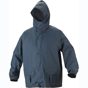 Waterproof Hooded Trench Coat for Men Quick Dry Lightweight Windproof Breathable <b>Fur</b> <b>Trim</b> with Fleece Lining - Product Image 2