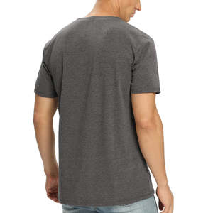 Camiseta lisa en blanco, camiseta personalizada con logotipo estampado de alta calidad para hombre, Camiseta de algodón 100 de peso pesado con cuello redondo - Product Image 2