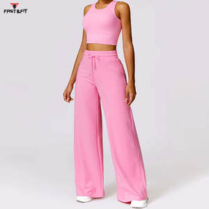 Alta calidad deporte moda cómodos Pantalones de mujer Jogging Slim Fit Jogger mujeres acampanado sudor pantalón - Product Image 6