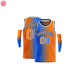 Maillot et short de basket-ball unisexe respirant 100 % polyester fabriqué au Pakistan, dernier design, impression par transfert thermique, taille XL - Product Image 1
