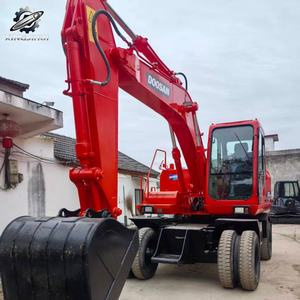 Excavadora de Ruedas Usada Doosan DH150, 13 Toneladas, Cucharón de 0.57m³, Marca Coreana Original, Excavadora de Construcción Mediana, Pocas Horas, Certificación CE - Product Image 2
