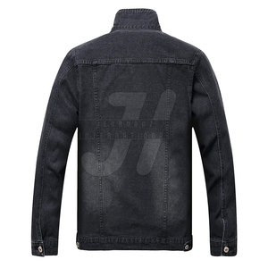 Chaquetas vaqueras para hombre de diseño personalizado de calidad superior hechas en Pakistán tela de lona con cuello levantado estilo callejero al por mayor - Product Image 2