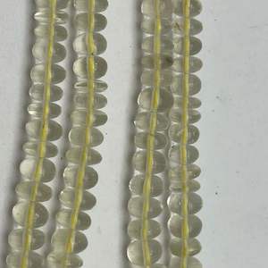 Cuentas Rondell de cristal natural del desierto libio, cuentas de cristal raras del desierto, suministro al por mayor redondo de 10mm para la fabricación de joyas - Product Image 1