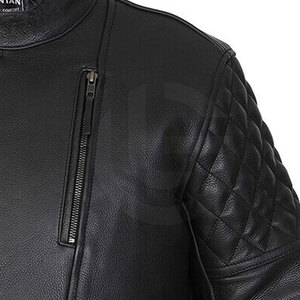 Chaqueta de moto ajustada para hombre con cremallera completa transpirable invierno nueva llegada etiqueta privada personalizada - Product Image 5