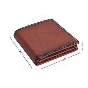 OEM logotipo personalizado hecho a mano Cartera de cuero y titular de la tarjeta de los hombres delgada cartera al por mayor de diseño personalizado - Product Image 5