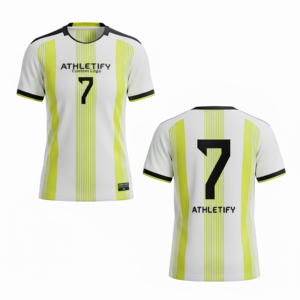 Camiseta de Fútbol OEM |   Tela Ligera 100% Poliéster, Sublimación Total, Secado Rápido, Transpirable, para Ropa de Entrenamiento y Partidos - Product Image 1